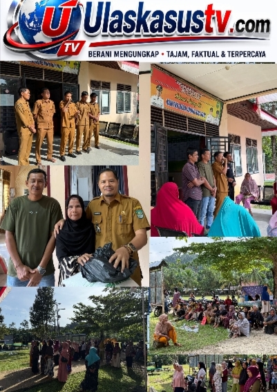 Pemdes Cipang Kiri Hilir Salurkan Bantuan Pangan untuk Warga Penerima Manfaat