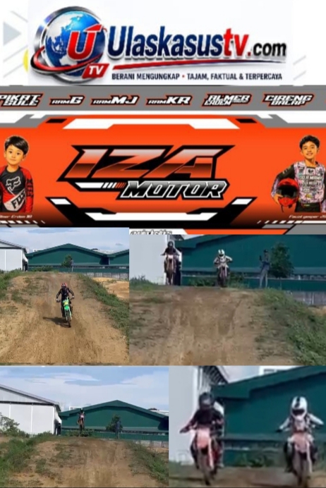 Iza Motor SP3 Muara Jaya Bina Generasi Muda Salurkan Bakat Motocross