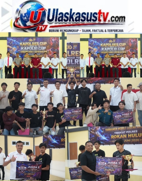 Tiga Tim Terbaik Turnamen Mobile Legends Polres Rohul Siap Berlaga di Kapolda Cup hingga Piala Kapolri