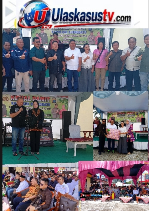 AKP Sudarto Hombing Sampaikan Apresiasi kepada Kompol Jusup Purba dalam Acara Pisah Sambut Kapolsek Ujung Batu