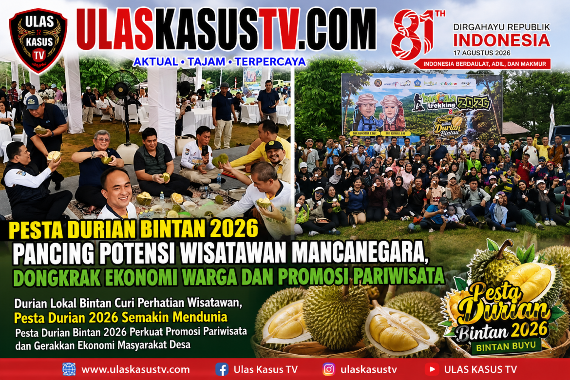 Pesta Durian Bintan 2026 Pancing Potensi Wisatawan Mancanegara, Dongkrak Ekonomi Warga dan Promosi Pariwisata