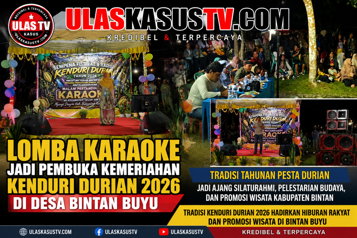Tradisi Tahunan Pesta Durian Jadi Ajang Silaturahmi, Pelestarian Budaya, dan Promosi Wisata Kabupaten Bintan