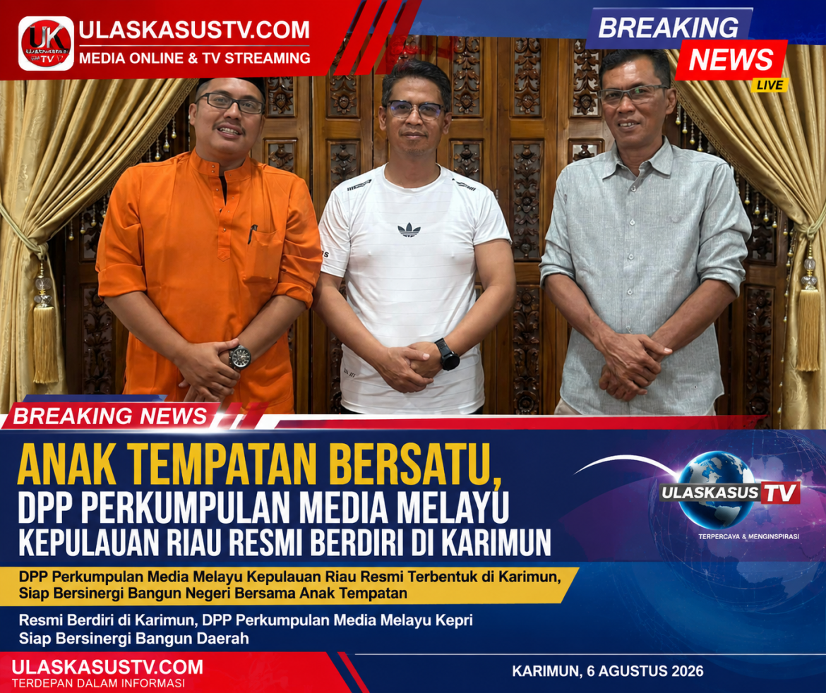 Anak Tempatan Bersatu, DPP Perkumpulan Media Melayu Kepulauan Riau Resmi Berdiri di Karimun