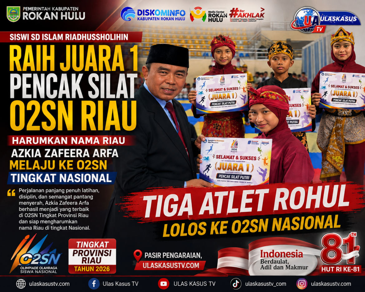 Harumkan Nama Riau, Azkia Zafeera Arfa Melaju ke O2SN Tingkat Nasional