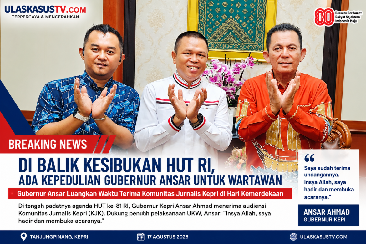 Gubernur Ansar dan Ruang Kecil yang Bermakna Besar bagi Pers Kepri