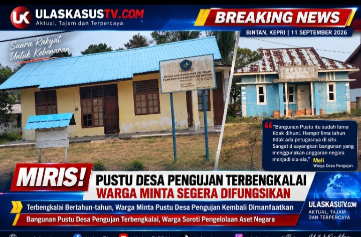 “Miris! Pustu Desa Pengujan Terbengkalai, Warga Minta Segera Difungsikan”