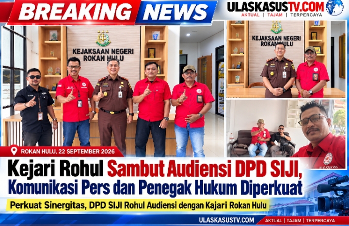 Perkuat Sinergitas, DPD SIJI Rohul Audiensi dengan Kajari Rokan Hulu