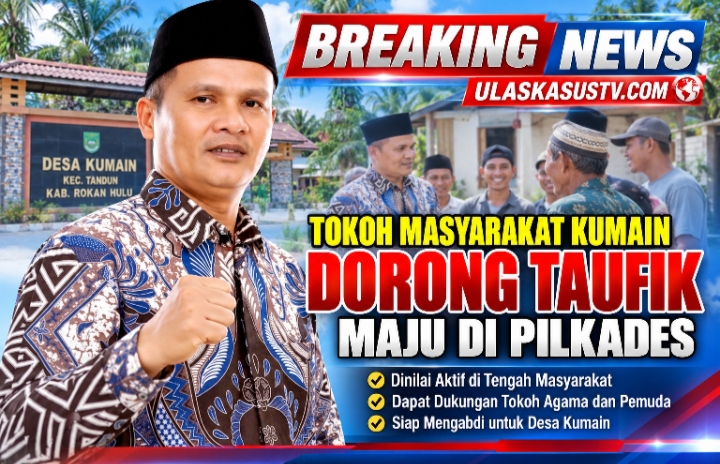 Dukungan Menguat, Tokoh Masyarakat Kumain Dorong Taufik Maju di Pilkades