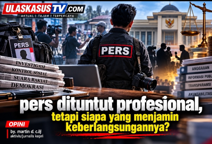 pers dituntut profesional, tetapi siapa yang menjamin keberlangsungannya?