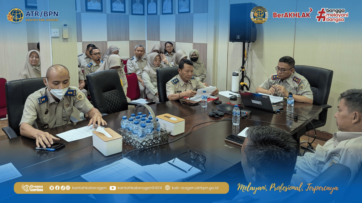 Perkuat Komunikasi dan Sinergi Internal, Kantor Pertanahan Kabupaten Sragen Gelar Coffee Morning